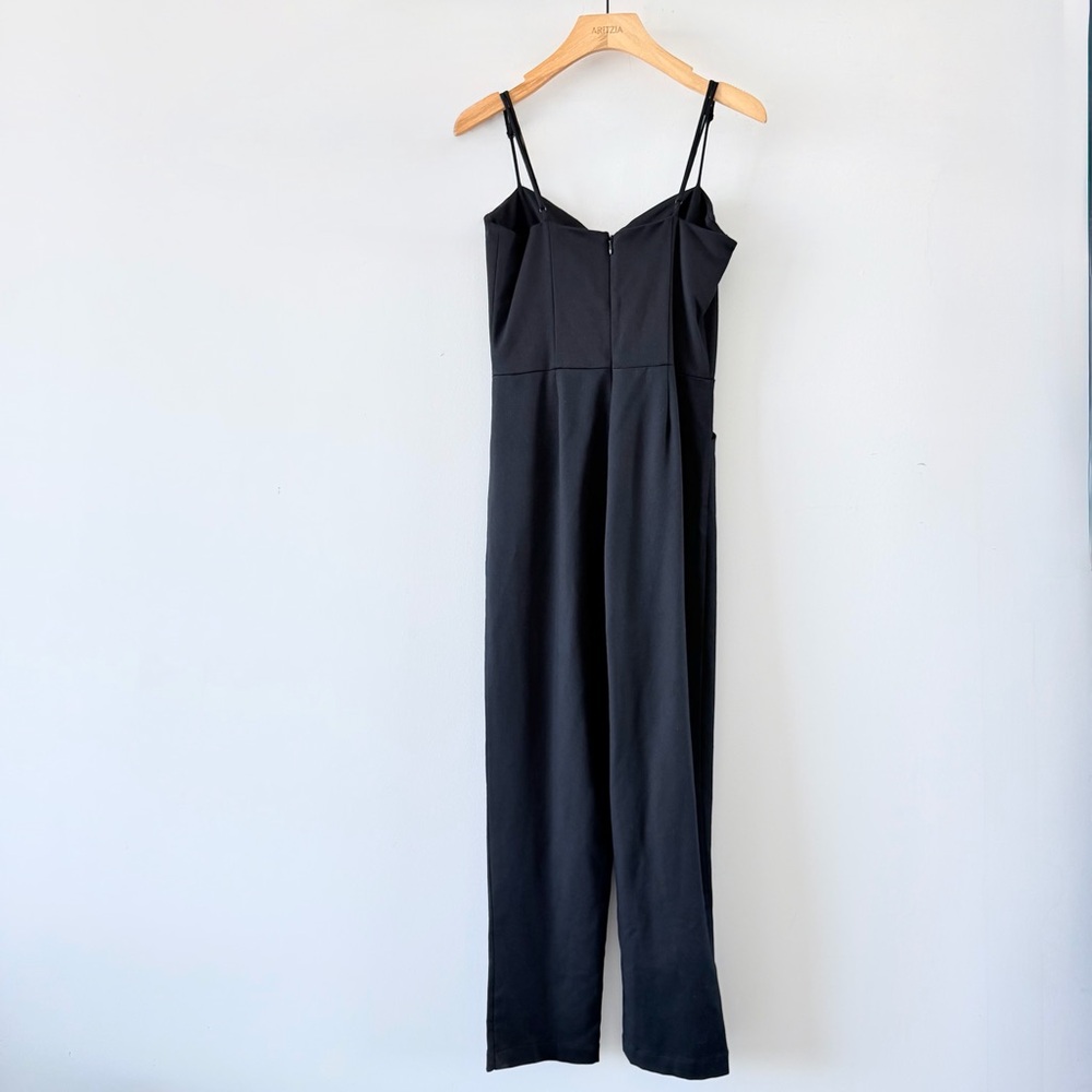 Reformation Norwood Black Sweetheart Jumpsuit Wide Leg Size 2 - Picture 10 of 15